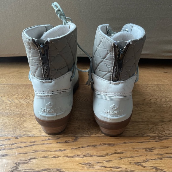 SOLD - SPERRY TOP SIDER DUCK BOOTS QUILTED WOMEN SIZE 7.5 - Picture 2 of 4